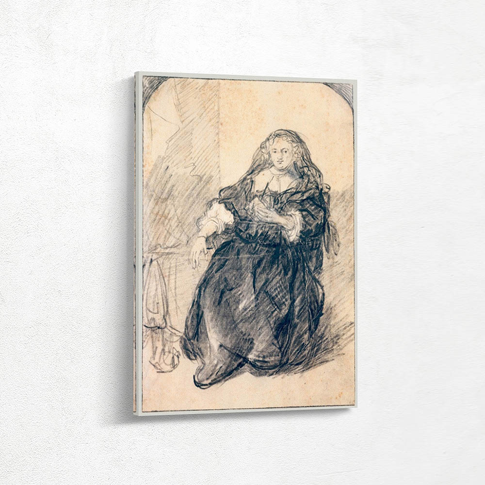 Seated Saskia with a Letter in Her Left Hand Seated Saskia with a Letter in Her Left Hand