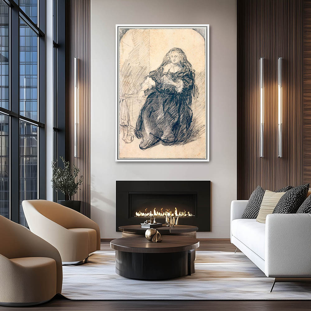 Seated Saskia with a Letter in Her Left Hand - Image 4