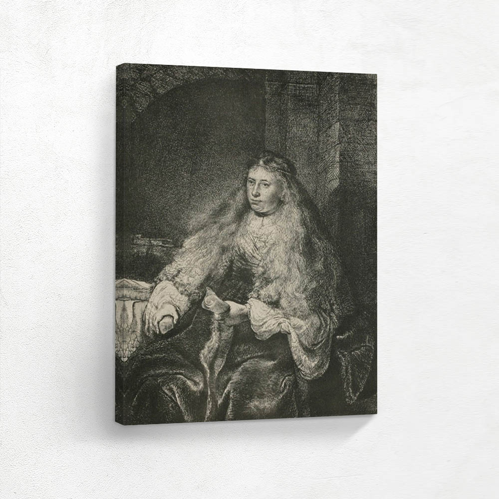 Study of Saskia called the Great Jewish Bride