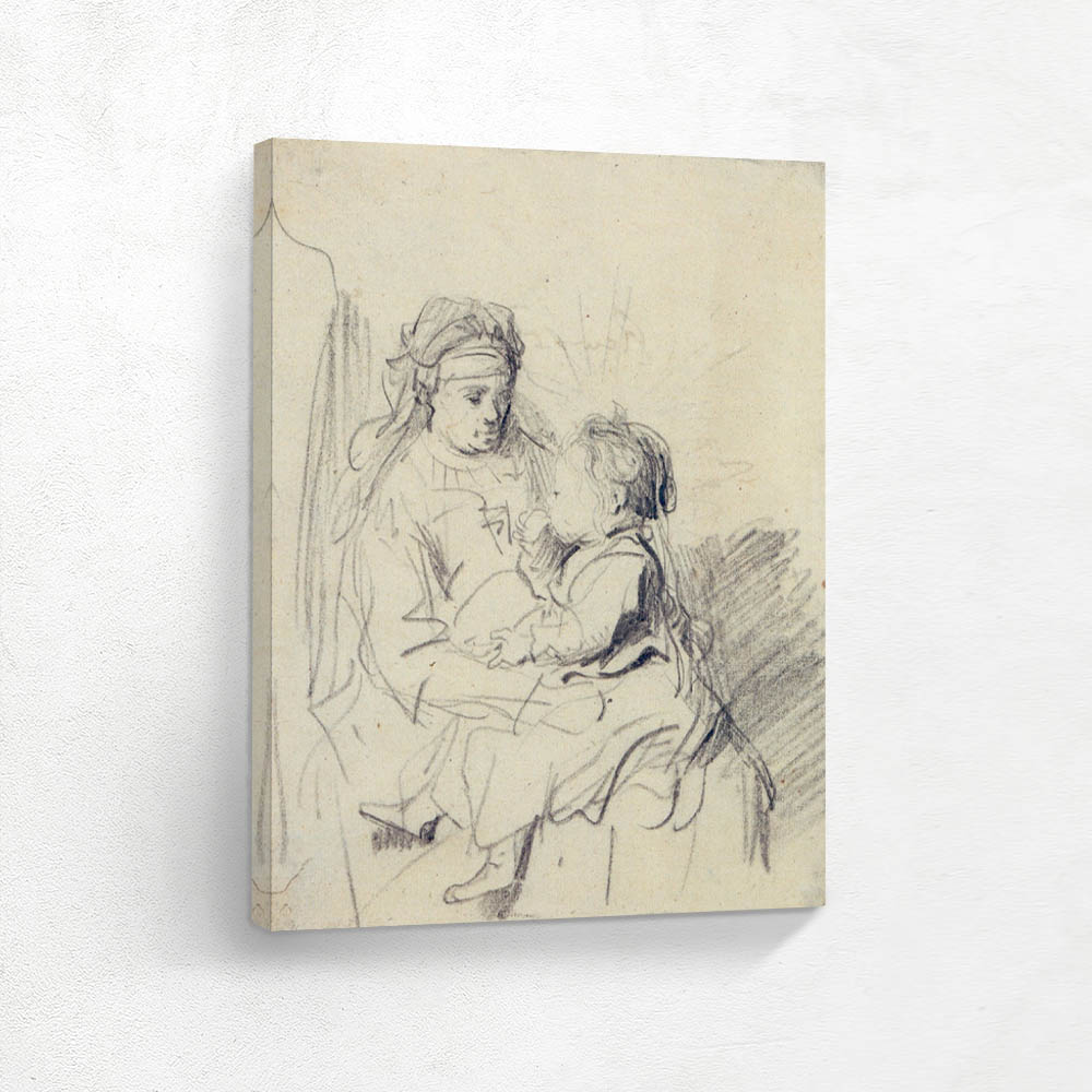 A Nurse and Eating Child