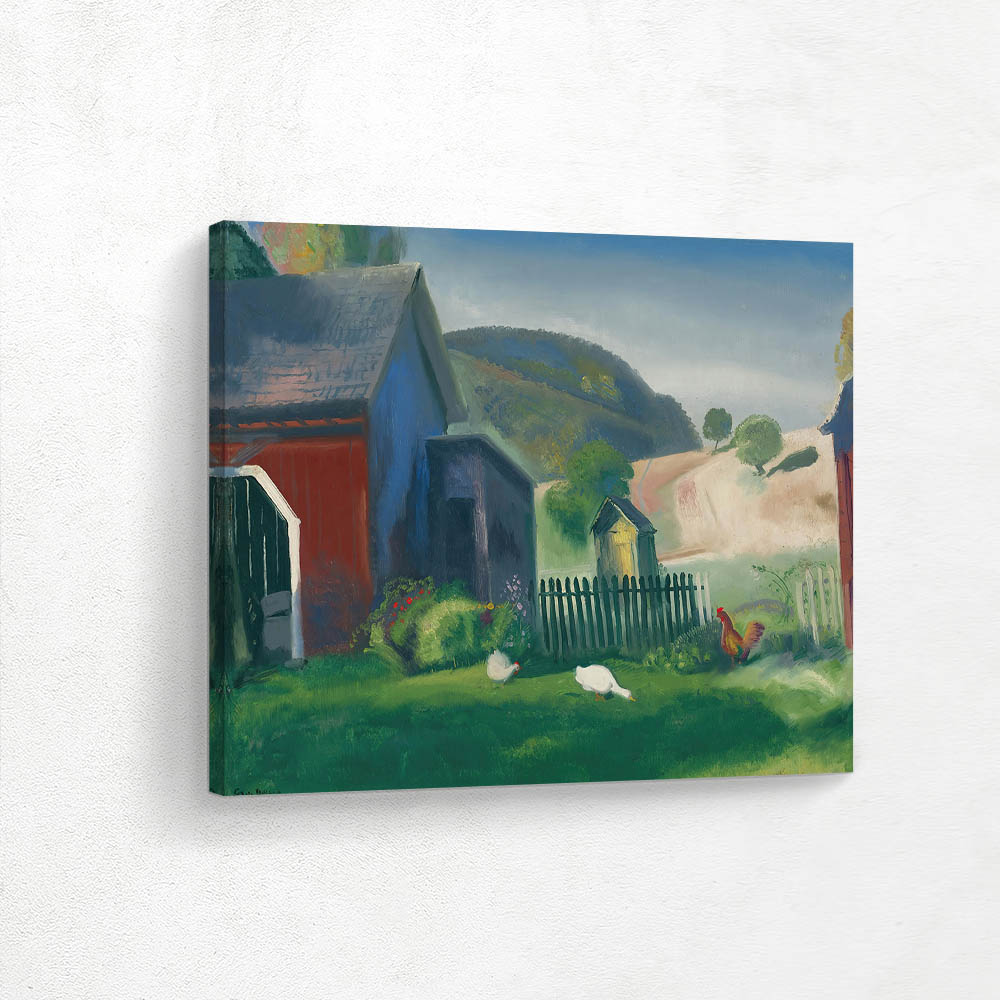 Barnyard And Chickens