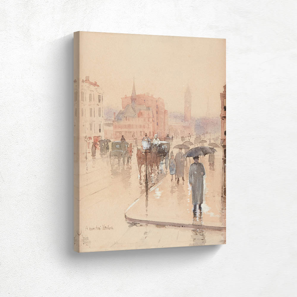 Rainy Day, Columbus Avenue, Boston