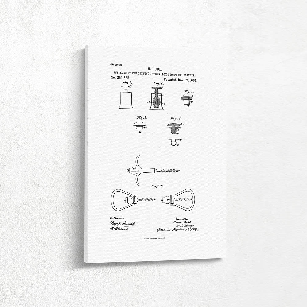 Instrument for opening internally stoppered bottles Instrument for opening internally stoppered bottles