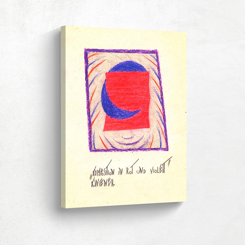 Composition in Red and Violet
