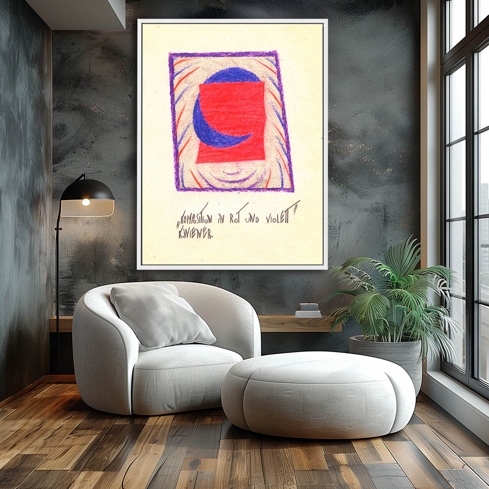 Composition in Red and Violet - Image 4