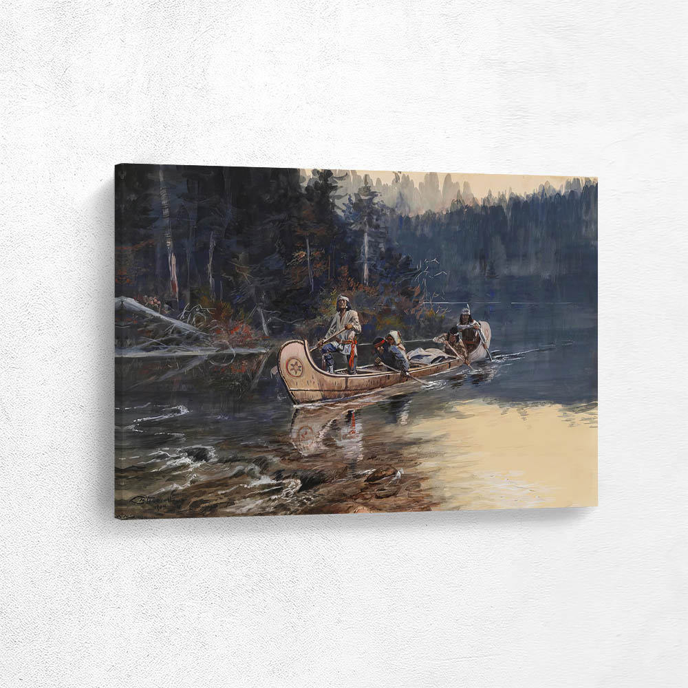 On the Flathead; The Canoe