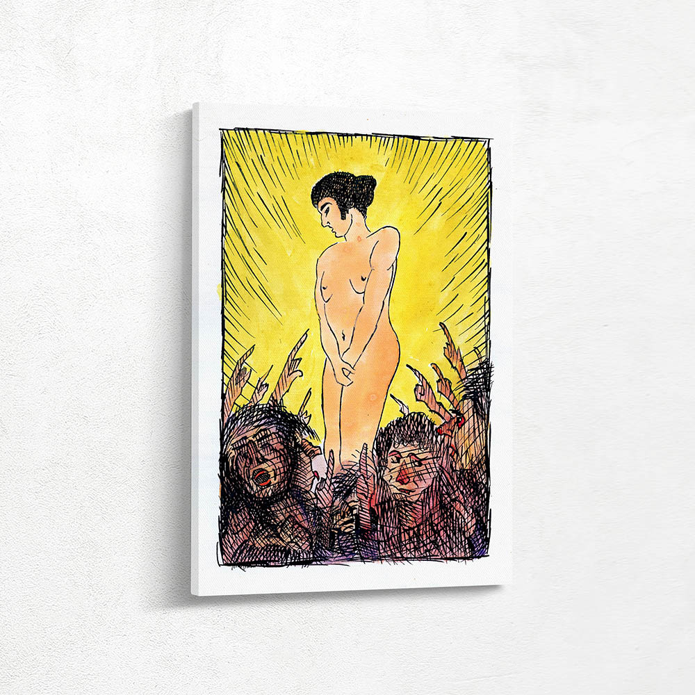 Naked female figure Naked female figure