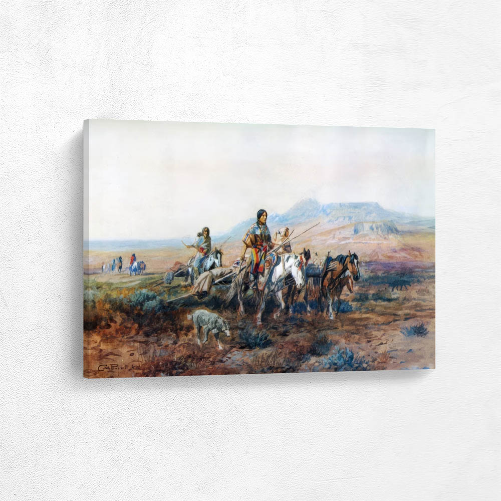 When the Trail Was Long Between Camps