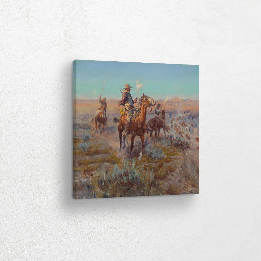 Smoking cattle out of the breaks