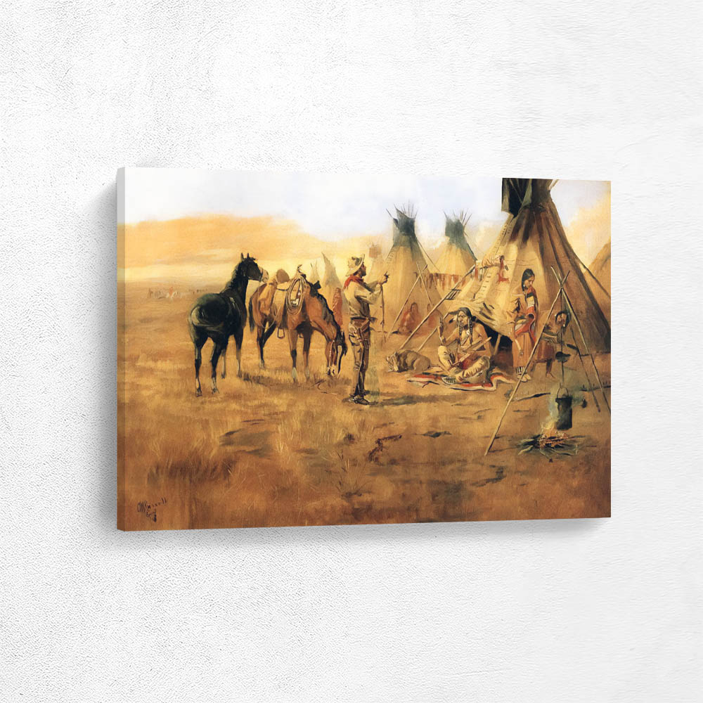 Cowboy Bargaining for an Indian Girl