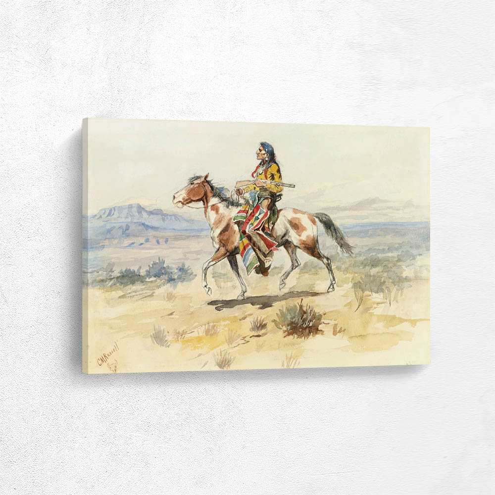 Blackfoot Indian. A Crow Scout Blackfoot Indian. A Crow Scout