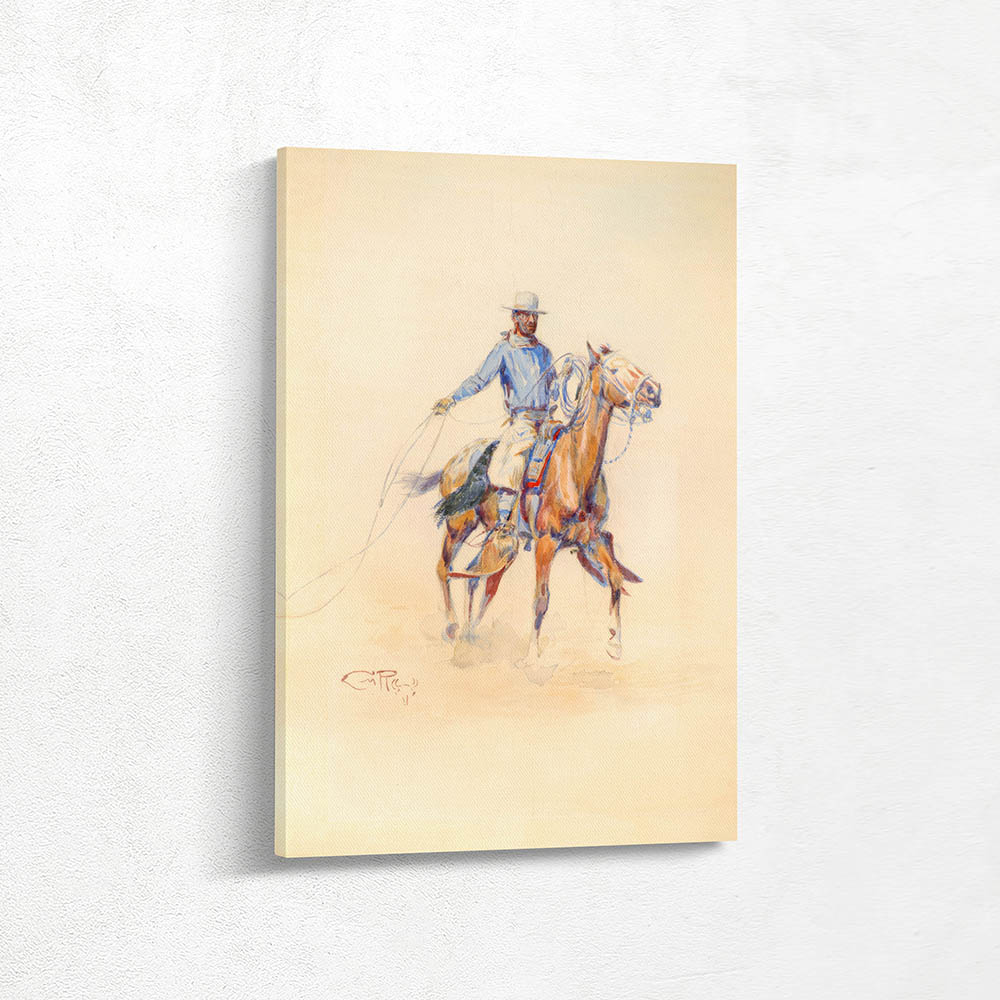 Cowboy/Roper on a Horse [or] A California Roper 