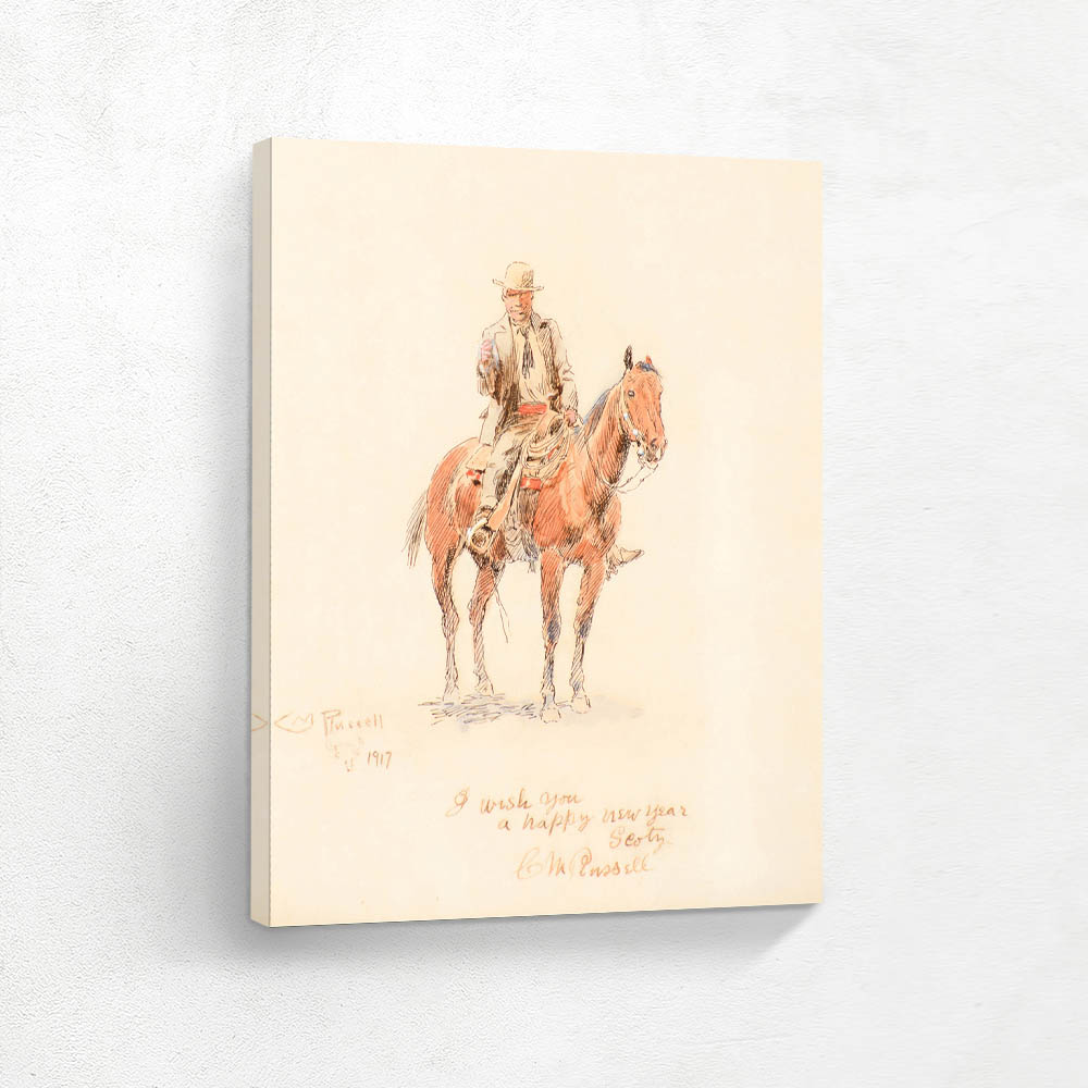 Happy New Year, Scoty [or] Self Portrait on Red Bull