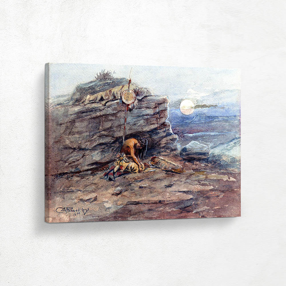 Mourning Her Warrior Dead