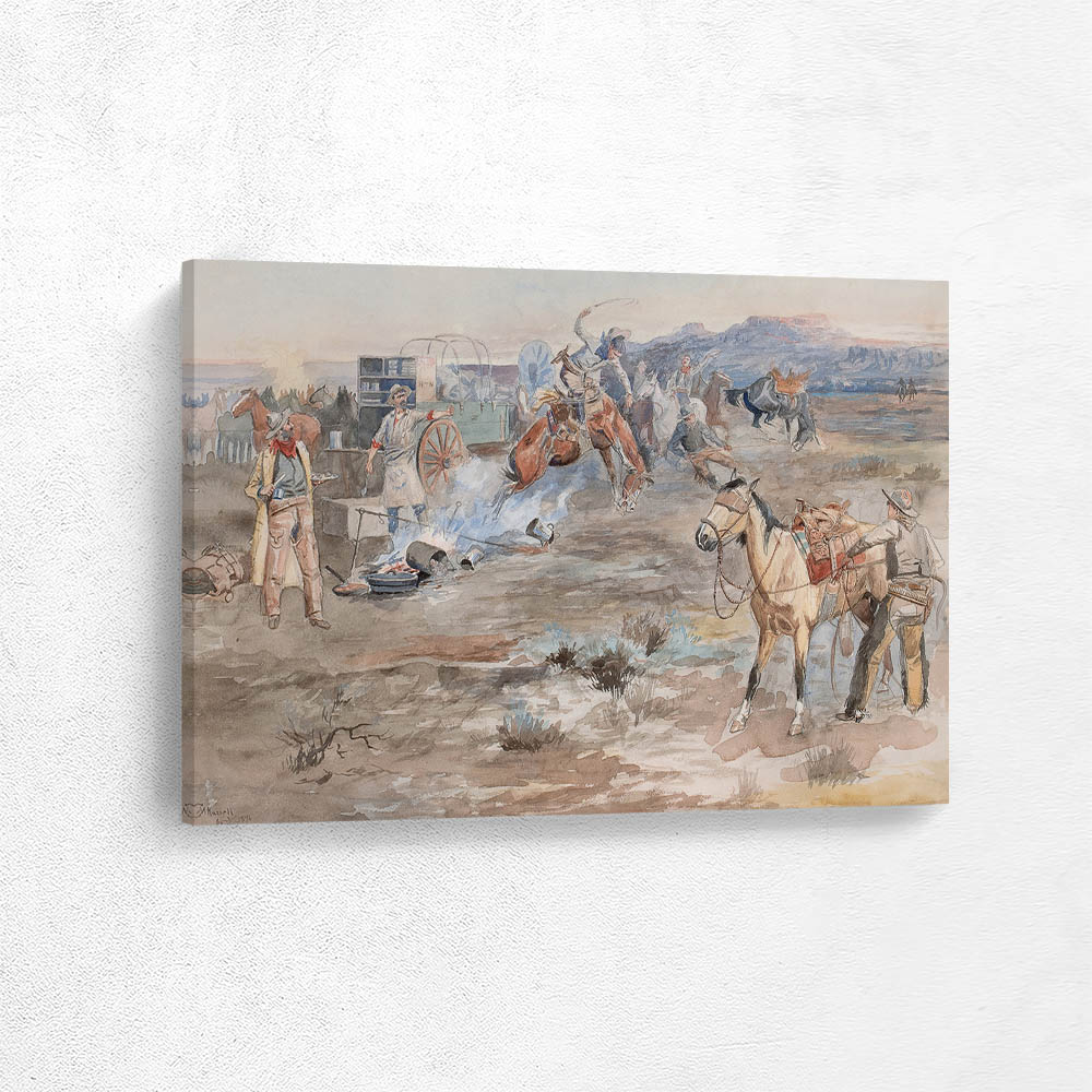 Kickover of Morning Coffee Pot