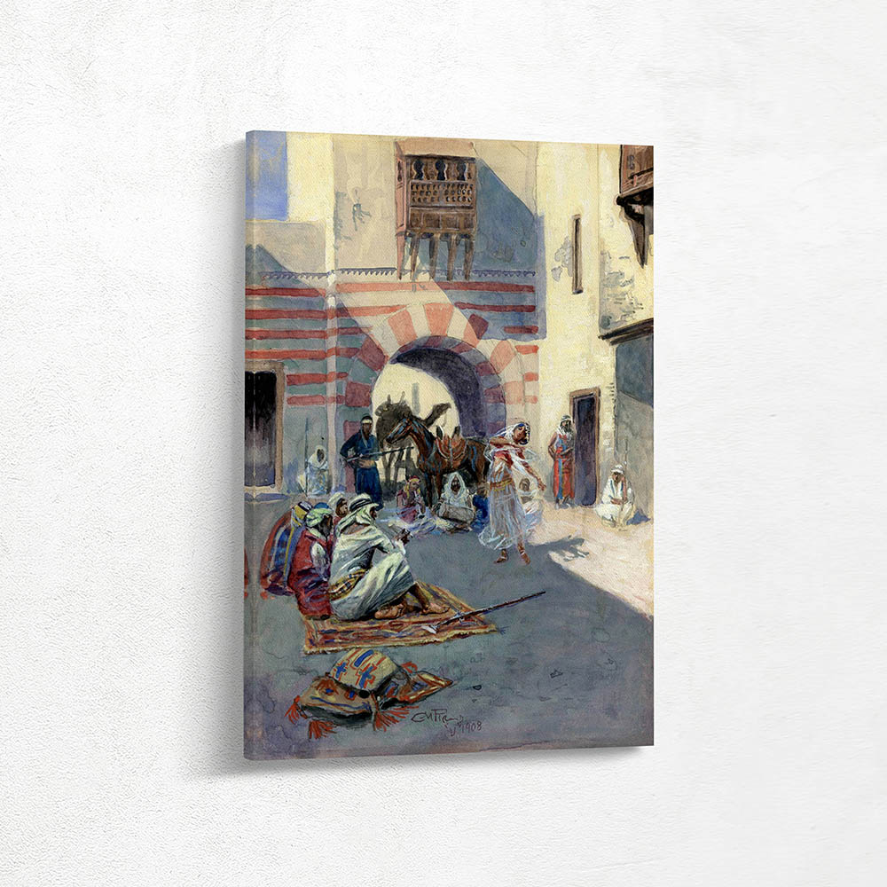 Street scene in arabia Street scene in arabia