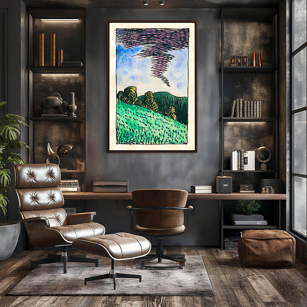 Head Study, from; 'Profile', 10 sheets, Graz XI - Image 3