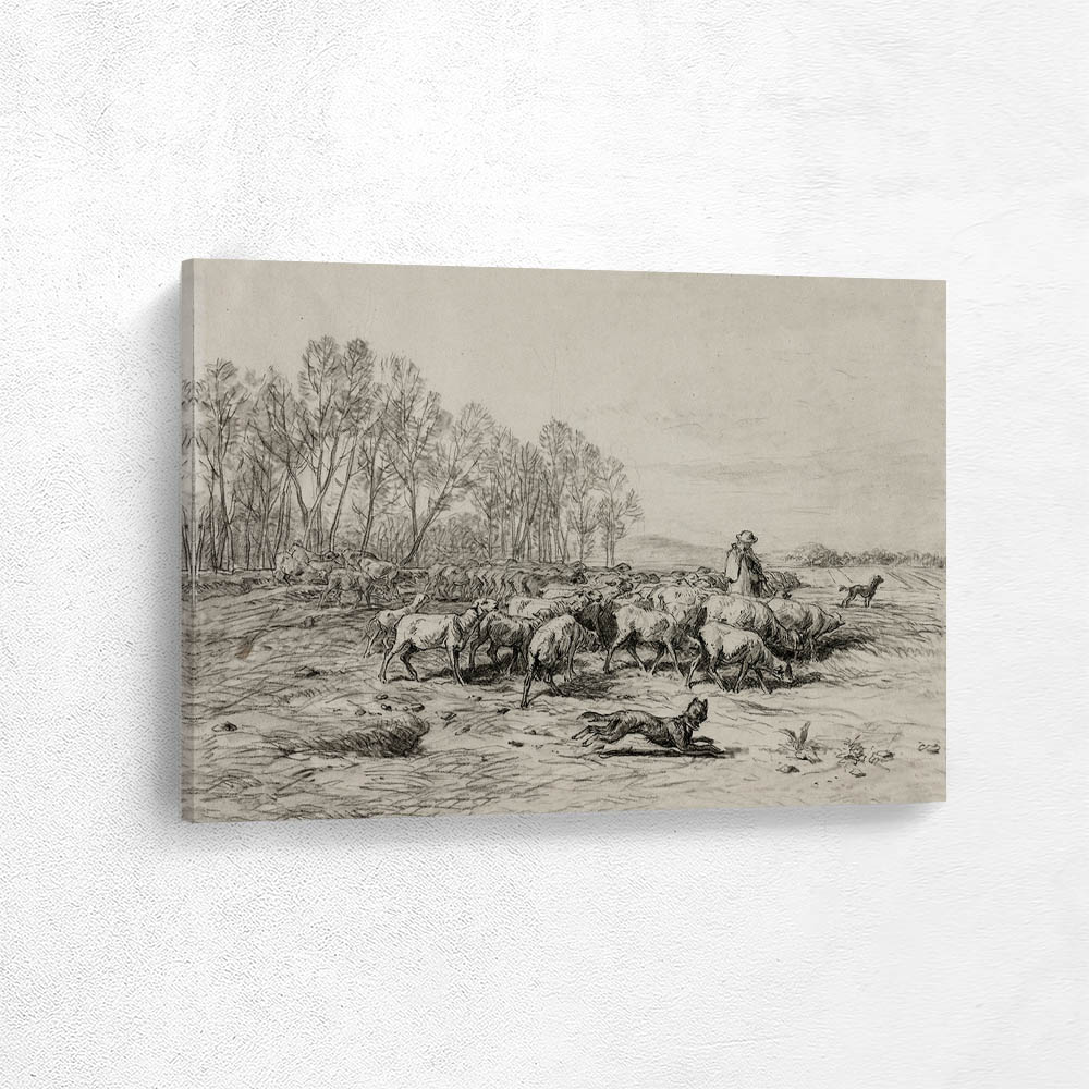 Landscape with a Flock of Sheep