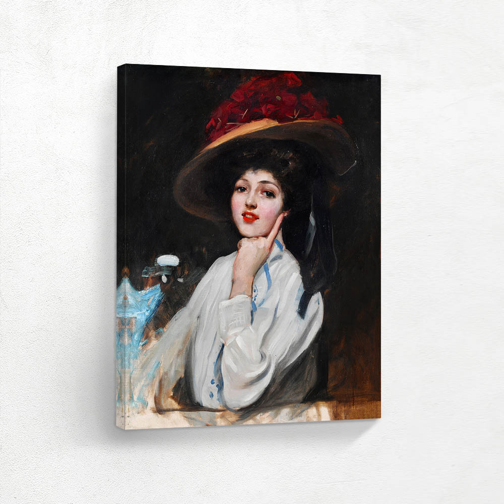 Portrait Of A Young Woman In A Hat (Raquel Meller) Portrait Of A Young Woman In A Hat (Raquel Meller)