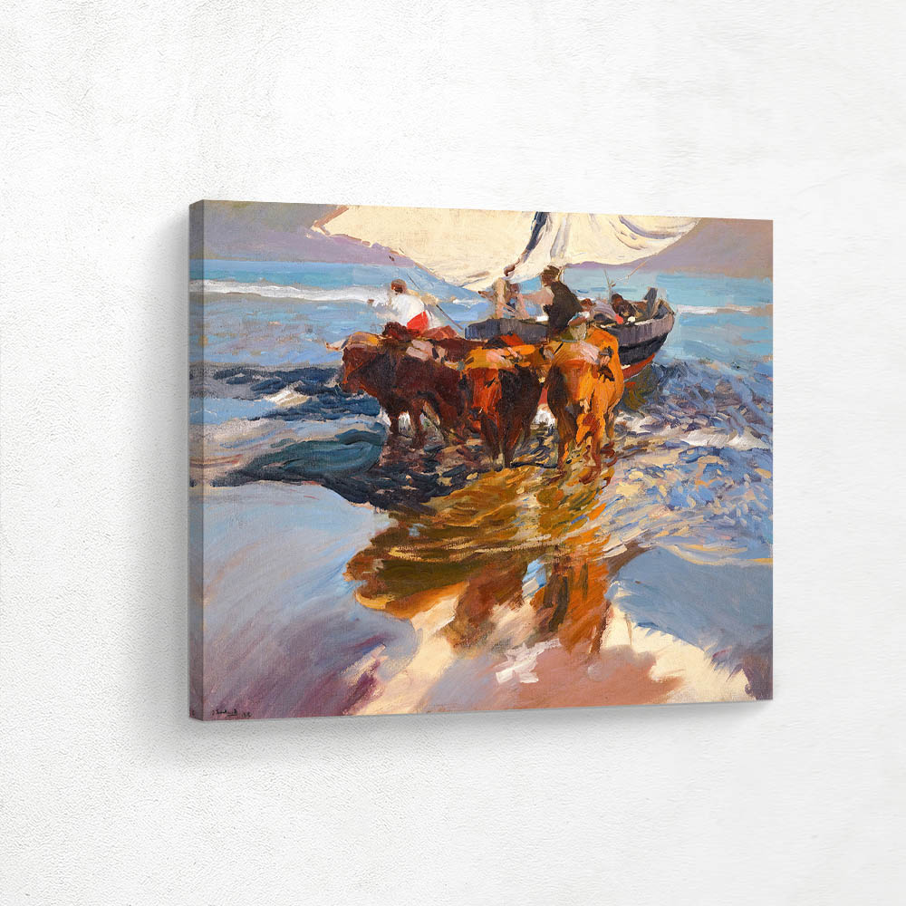 The Return From Fishing, Valencia Beach