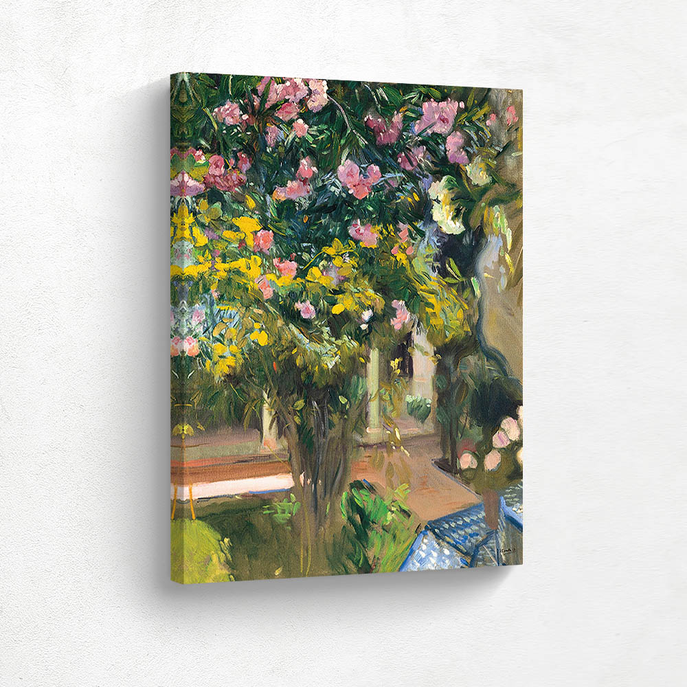 Oleanders, the courtyard of the artist’s home