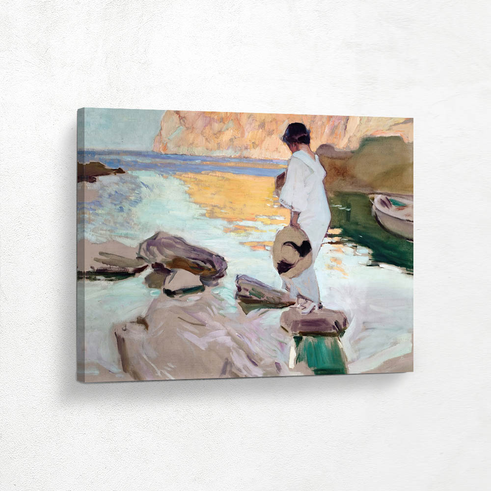 Elena at Cala de San Vicente