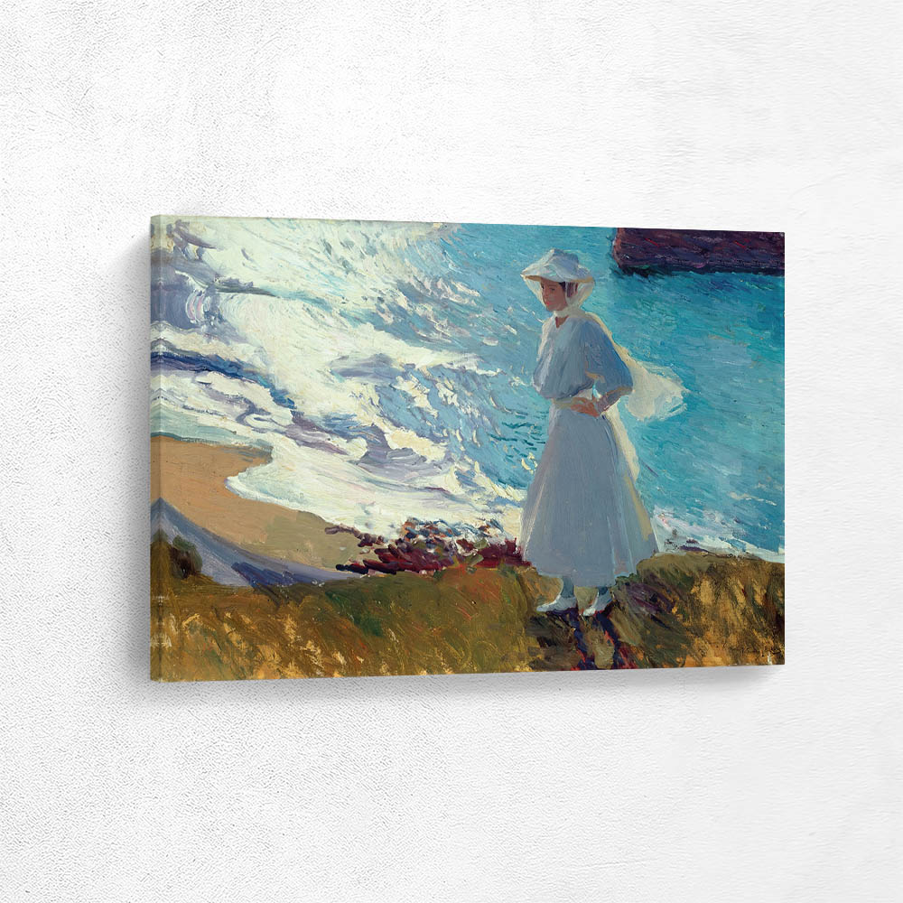 María on the Beach at Biarritz or Contre-jour (1906)