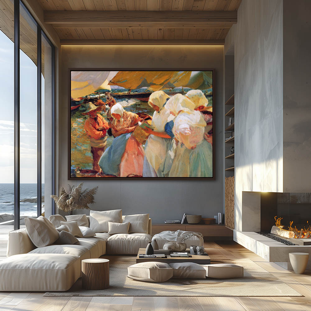Fisherwomen on the Beach - Image 3