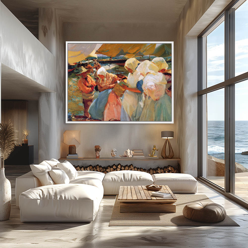 Fisherwomen on the Beach - Image 4