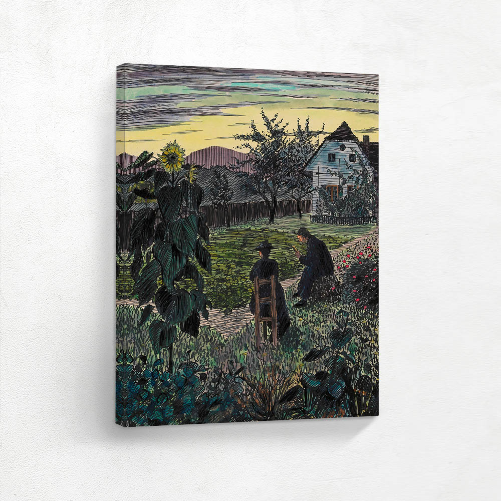 Evening in the garden