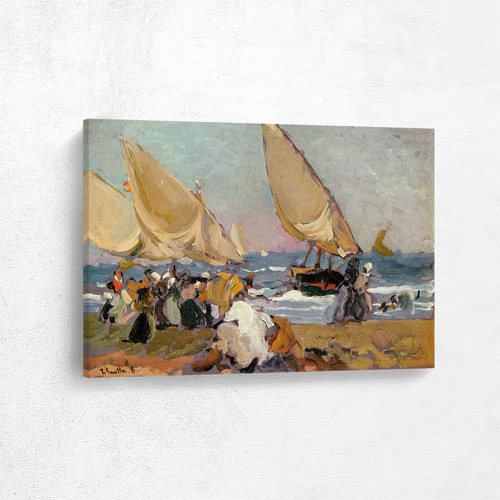 Sailing Vessels on a Breezy Day, Valencia