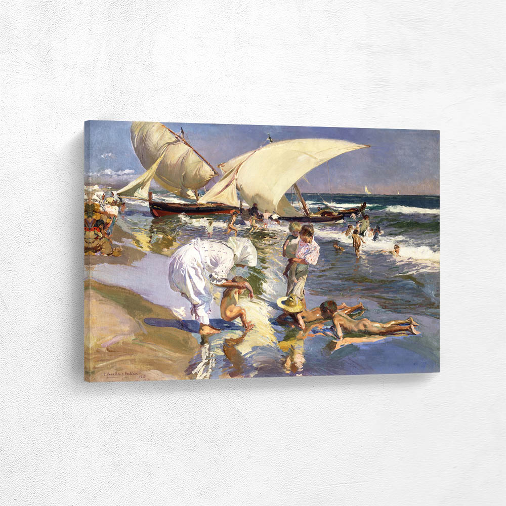 Valencia beach in the morning light