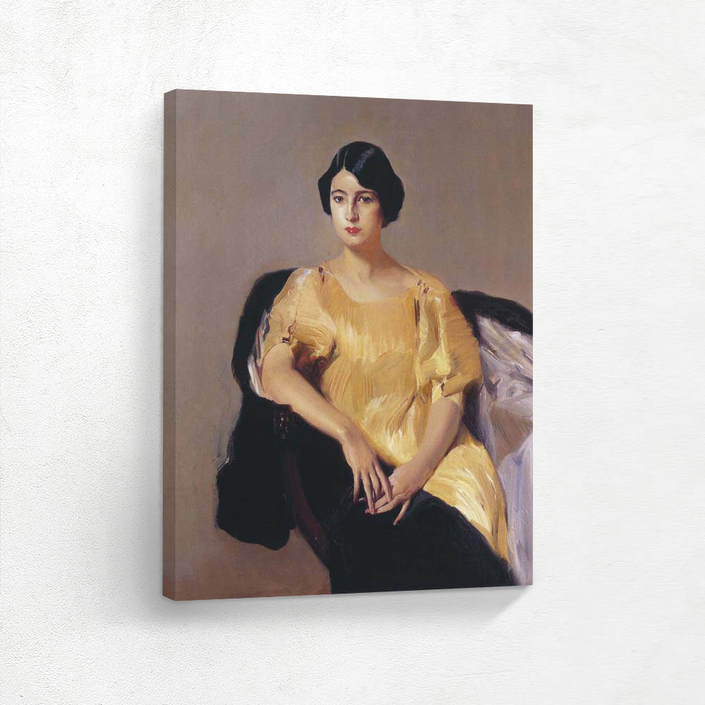 Elena in a yellow tunic