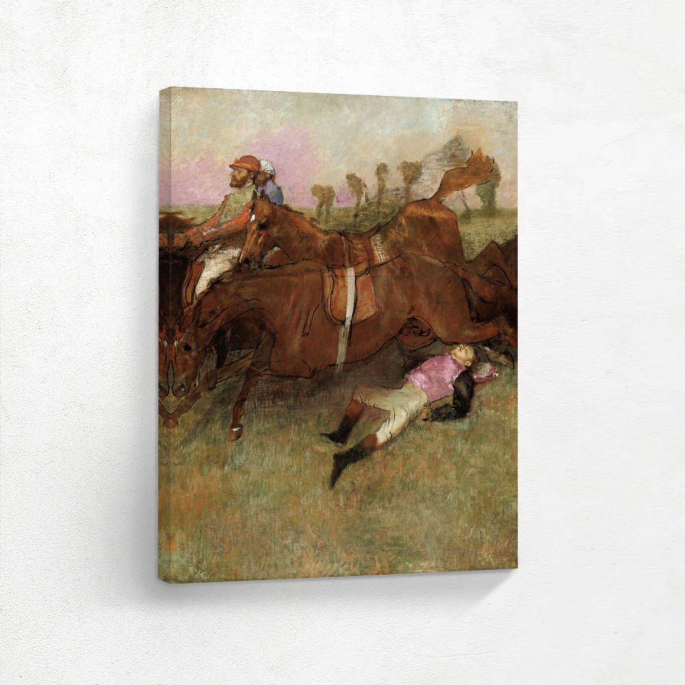 Scene from the Steeplechase – The Fallen Jockey