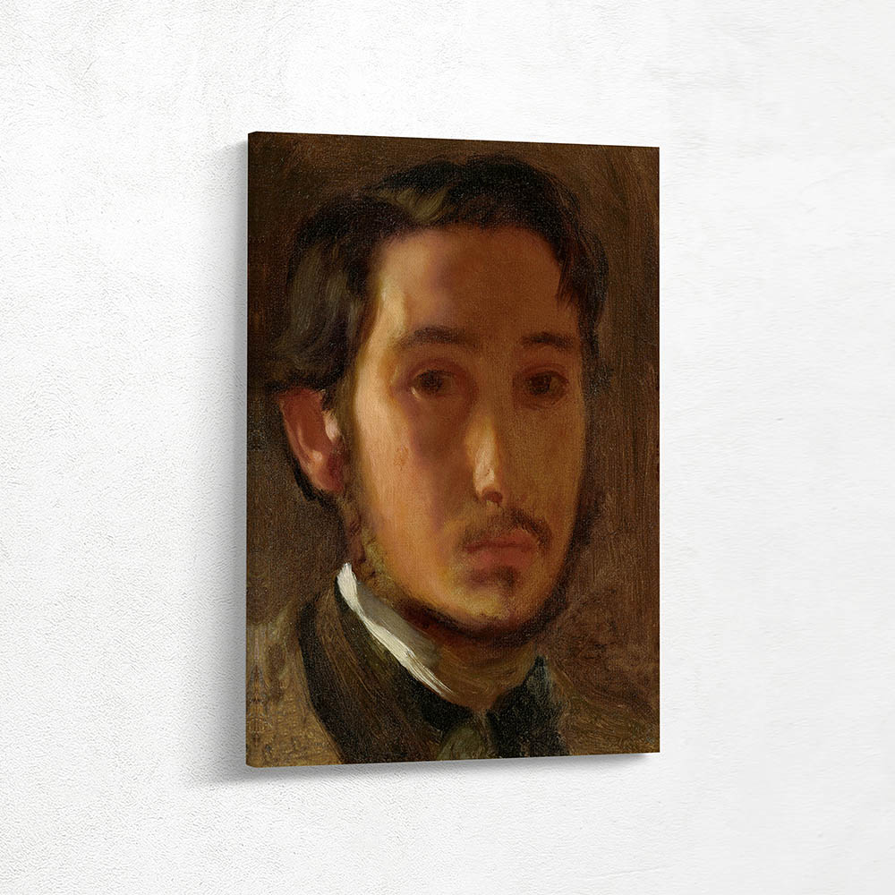 Self-Portrait with White Collar