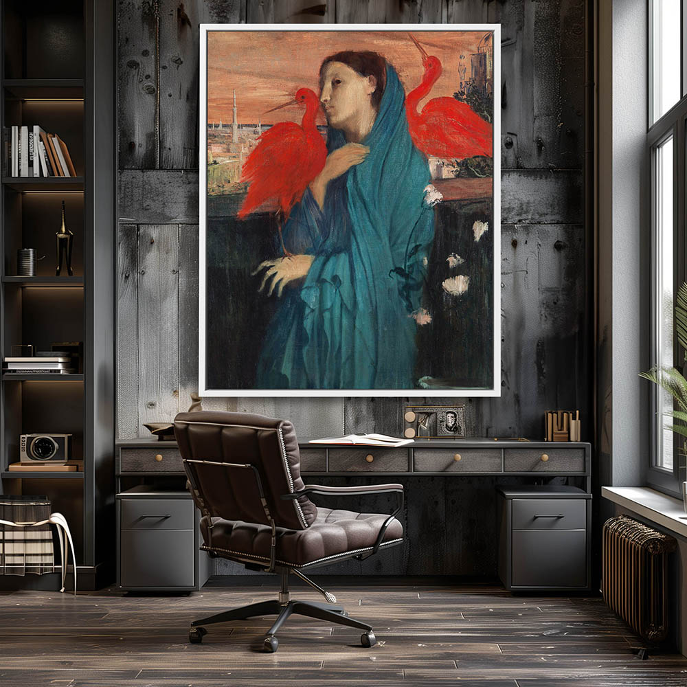 Young Woman with Ibis - Image 4