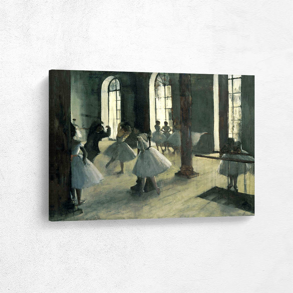 Rehearsal in the foyer of dance