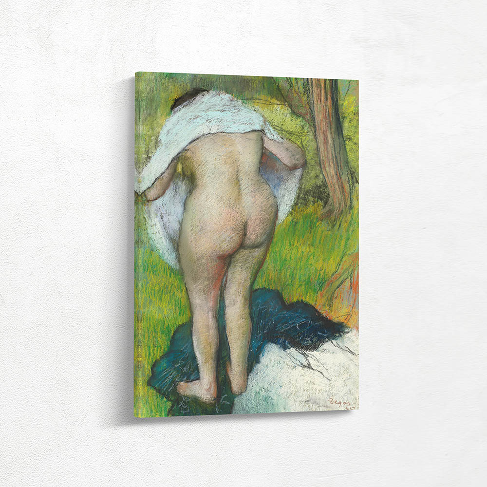 Young Woman Dressing Herself Young Woman Dressing Herself