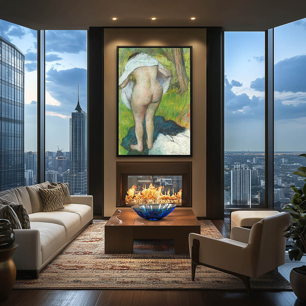 Young Woman Dressing Herself - Image 2