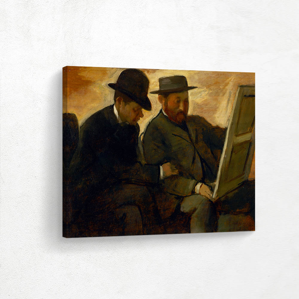 Paul Lafond and Alphonse Cherfils Examining a Painting