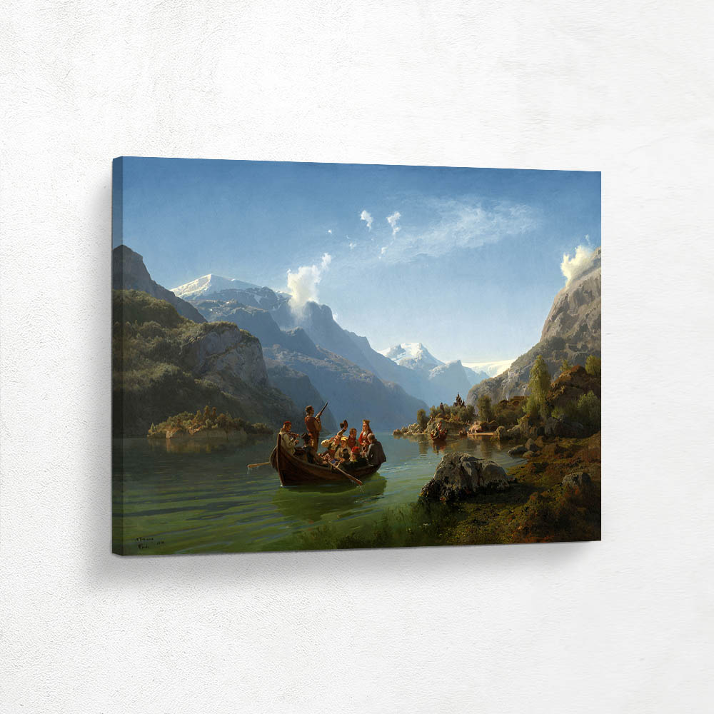 Bridal Procession on the Hardangerfjord