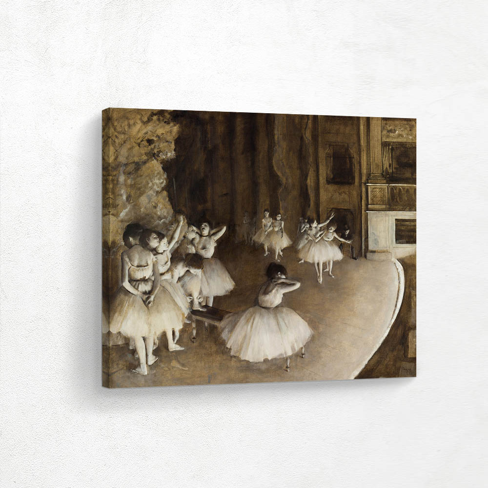 The Rehearsal of the Ballet on Stage