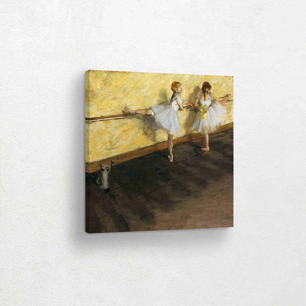 Dancers Practicing at the Barre