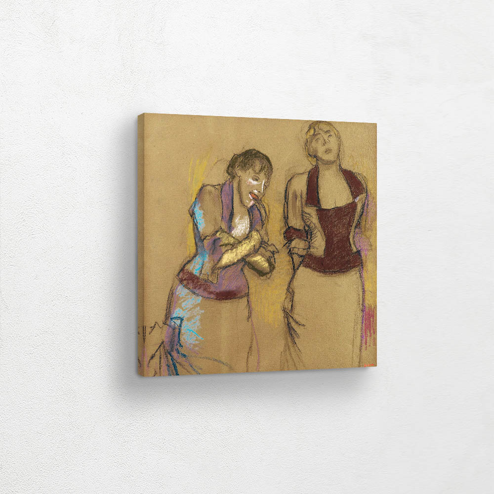 At the Café-Concert, Two Singers