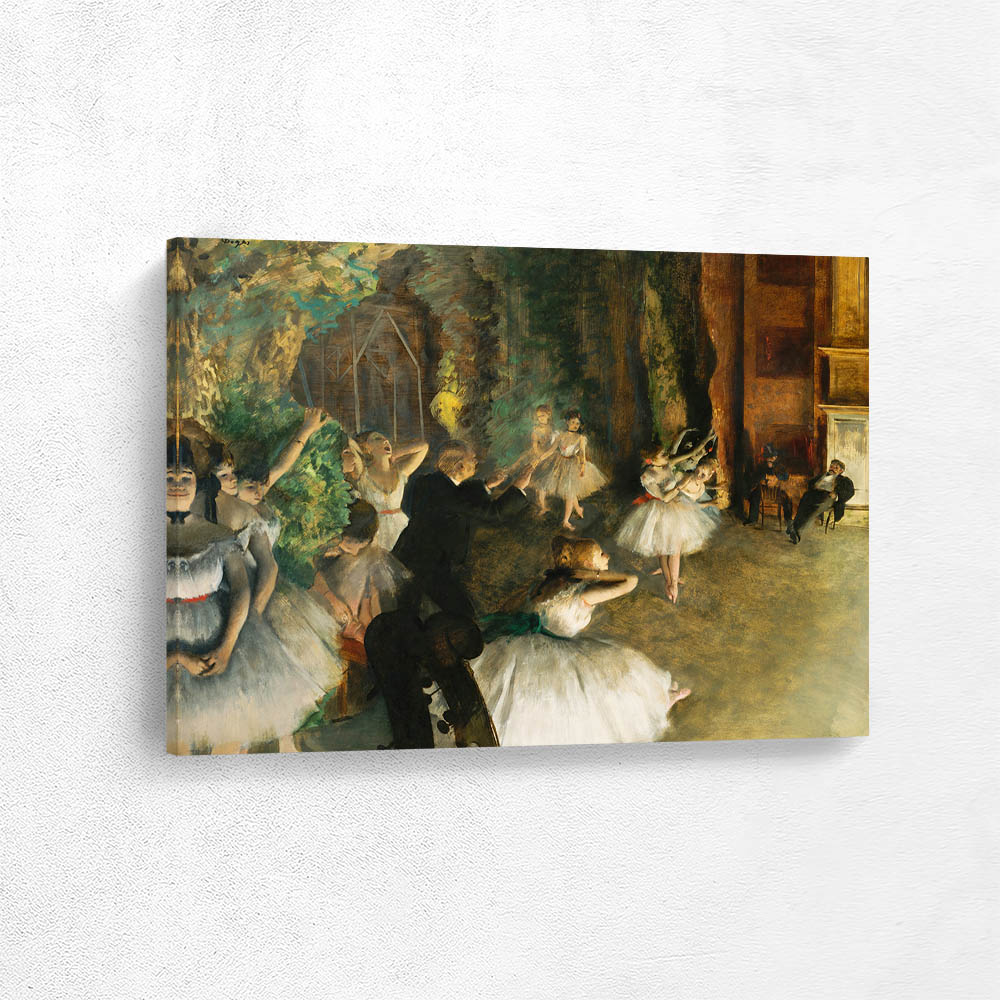 The Rehearsal of the Ballet Onstage