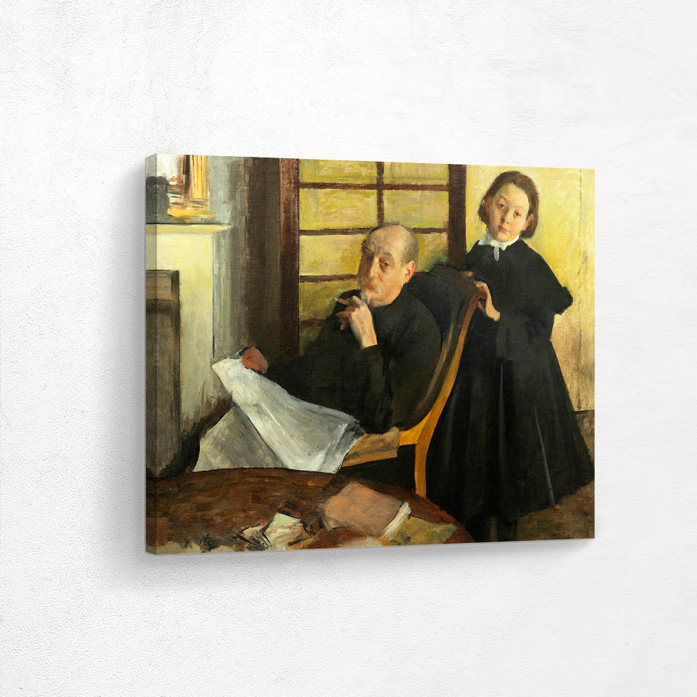 Henri Degas and His Niece Lucie Degas (The Artist’s Uncle and Cousin)