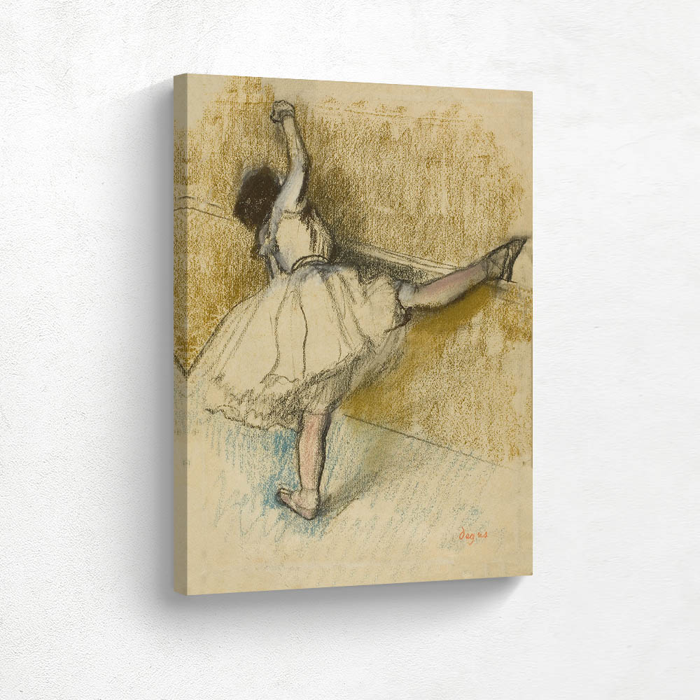 Dancer Stretching at the Bar