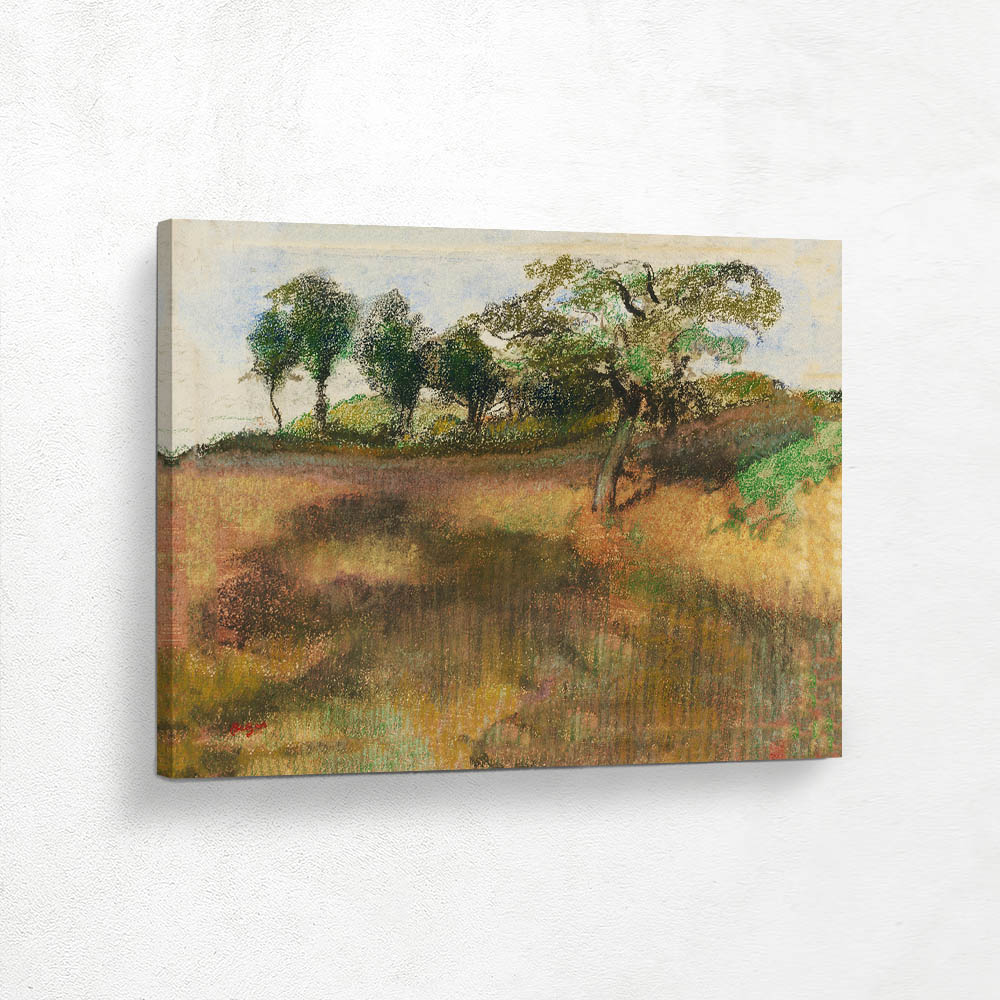 Ploughed Field Bordered by Trees 