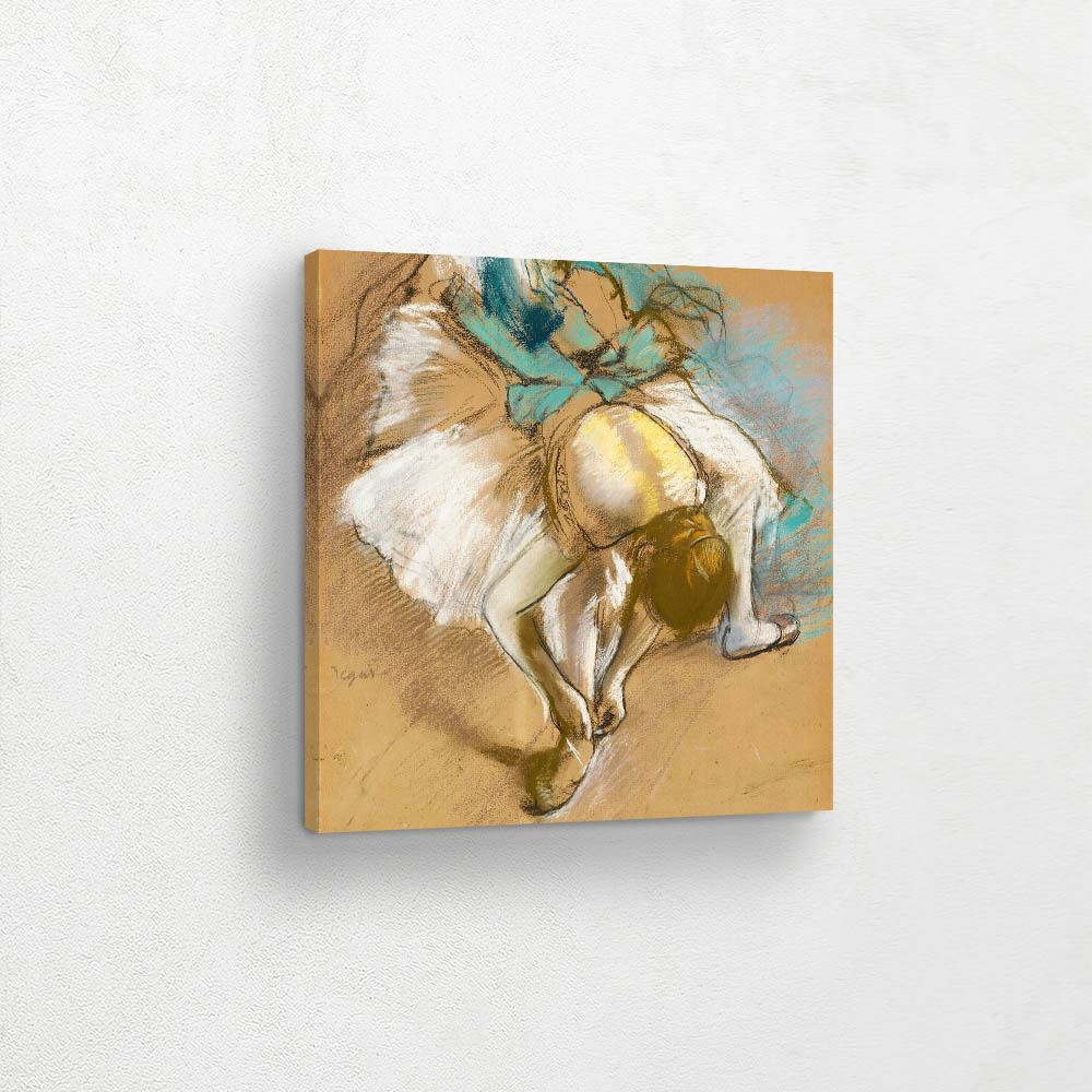 Dancer Tying Her Slipper