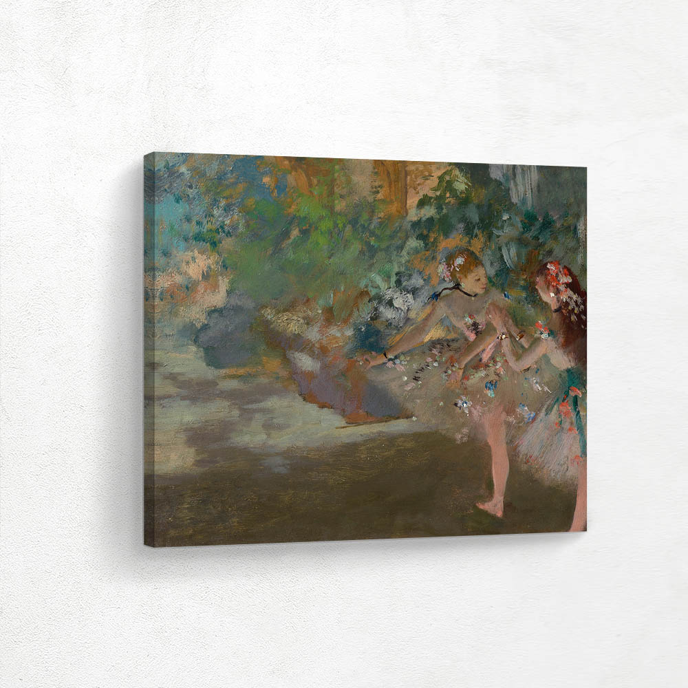 Two dancers on stage